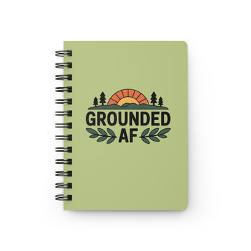 Ground AF Spiral Bound Journal | Motivational Notebook, Gratitude Journal, Inspirational Gift, Daily Planner, [...]